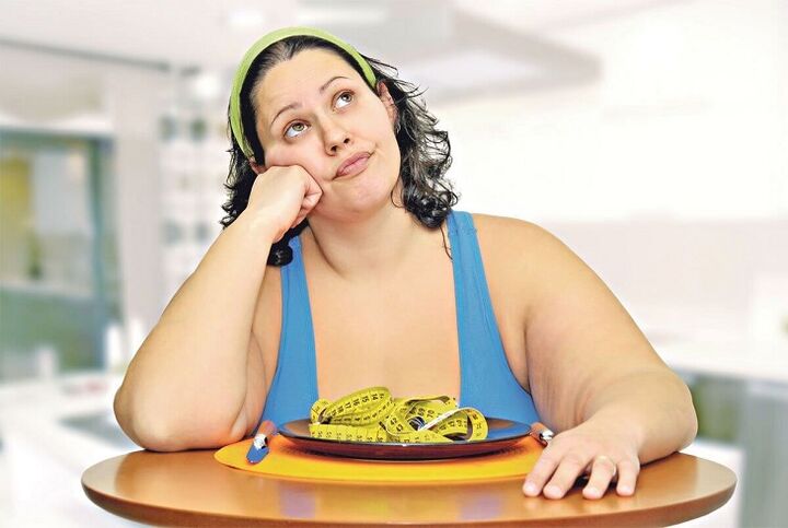 una donna in sovrappeso può perdere peso senza dieta