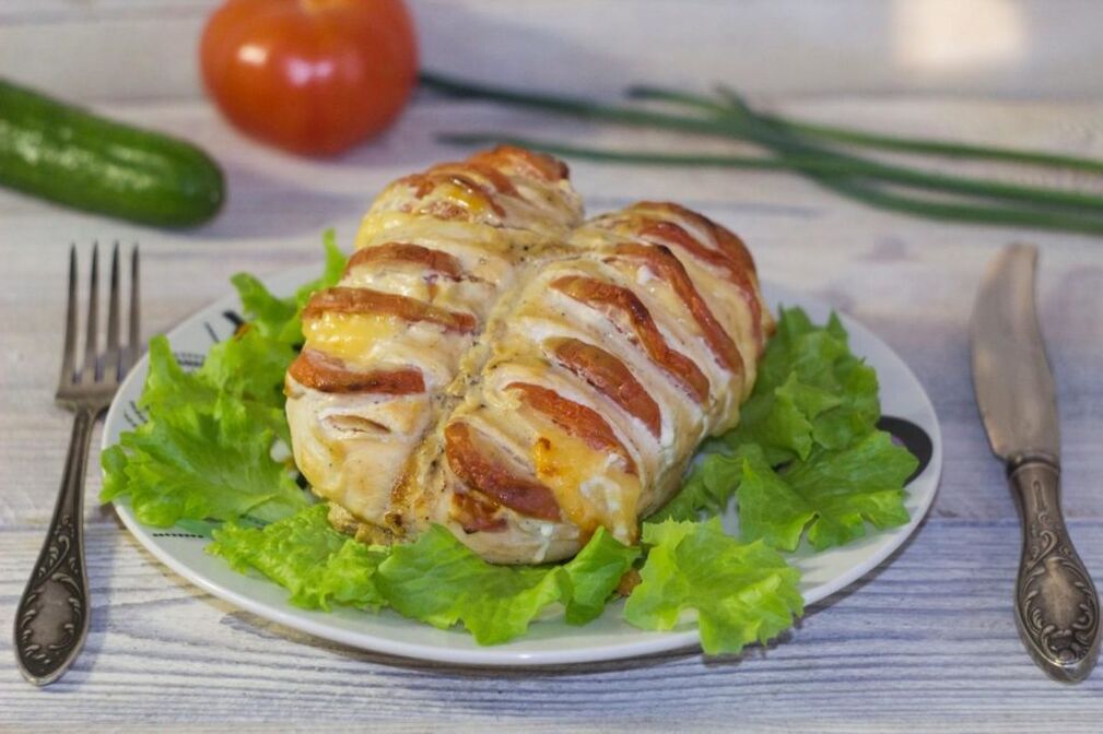 petto di pollo con una dieta proteica